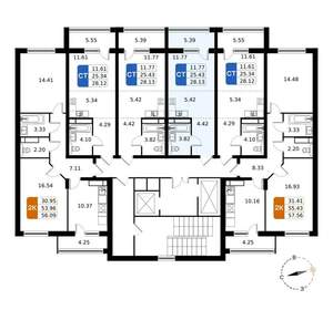 Студия квартира, вторичка, 28м2, 12/17 этаж