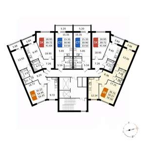 2-к квартира, вторичка, 59м2, 11/17 этаж