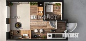 Студия квартира, вторичка, 22м2, 10/17 этаж