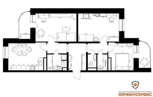 1-к квартира, вторичка, 33м2, 7/17 этаж