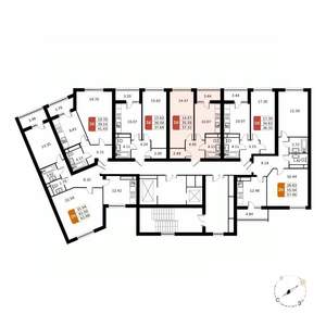 1-к квартира, вторичка, 37м2, 10/17 этаж
