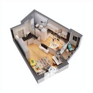 1-к квартира, вторичка, 41м2, 3/17 этаж