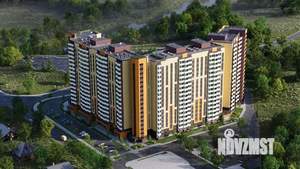 2-к квартира, строящийся дом, 62м2, 8/17 этаж