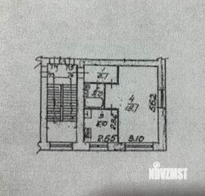1-к квартира, вторичка, 31м2, 4/5 этаж