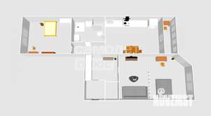 2-к квартира, вторичка, 60м2, 11/14 этаж
