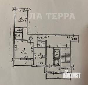 2-к квартира, вторичка, 60м2, 6/17 этаж