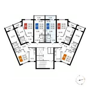 Студия квартира, вторичка, 34м2, 17/17 этаж