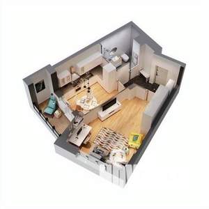 1-к квартира, вторичка, 41м2, 13/17 этаж