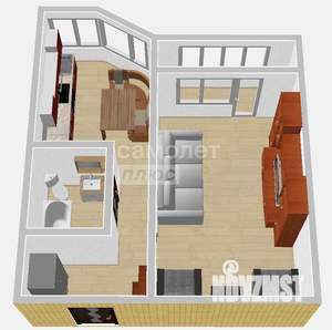 1-к квартира, вторичка, 38м2, 9/17 этаж