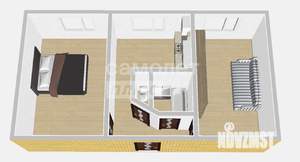 2-к квартира, вторичка, 41м2, 1/5 этаж