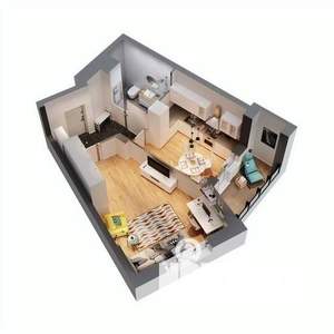 1-к квартира, вторичка, 41м2, 12/17 этаж