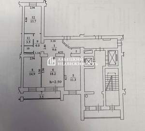 3-к квартира, вторичка, 82м2, 13/16 этаж