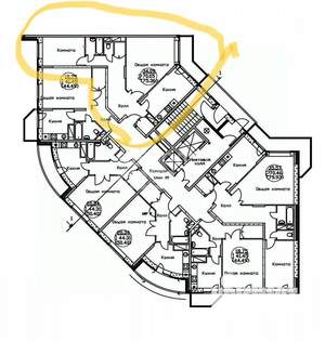 2-к квартира, вторичка, 76м2, 15/17 этаж