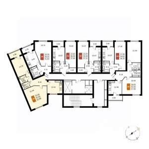 2-к квартира, вторичка, 64м2, 8/17 этаж