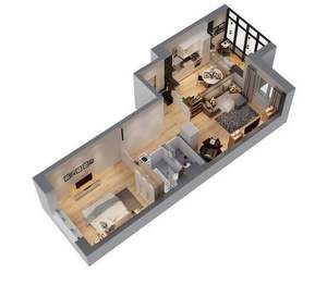 2-к квартира, вторичка, 56м2, 10/17 этаж