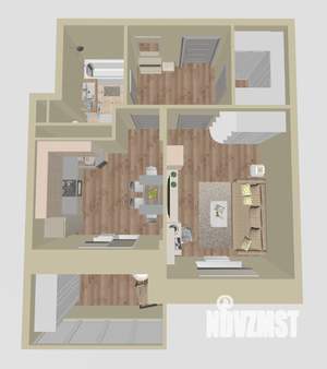 1-к квартира, вторичка, 45м2, 5/17 этаж