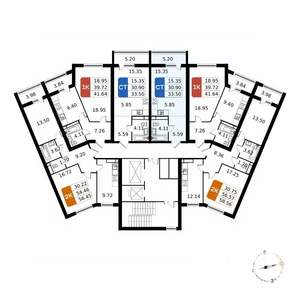 Студия квартира, вторичка, 34м2, 4/17 этаж