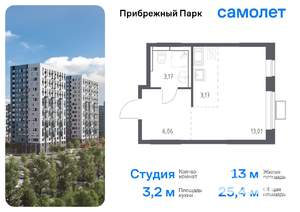 Студия квартира, вторичка, 25м2, 5/12 этаж