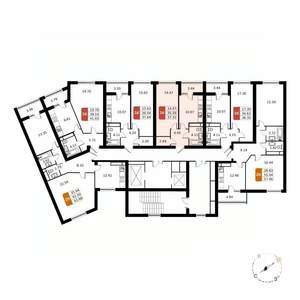 1-к квартира, вторичка, 37м2, 6/17 этаж