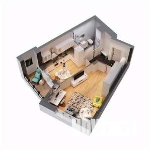 1-к квартира, вторичка, 42м2, 5/17 этаж