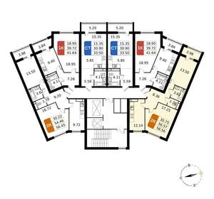 2-к квартира, вторичка, 59м2, 5/17 этаж
