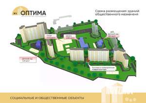 2-к квартира, сданный дом, 66м2, 15/17 этаж