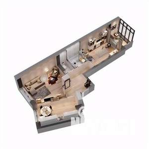 2-к квартира, вторичка, 56м2, 5/17 этаж