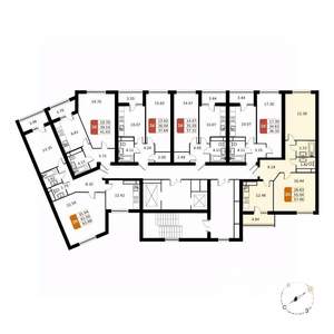 2-к квартира, вторичка, 57м2, 11/17 этаж
