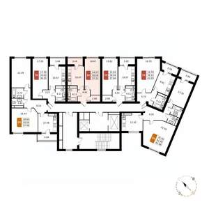 1-к квартира, вторичка, 37м2, 4/17 этаж