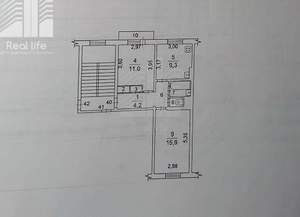 2-к квартира, вторичка, 48м2, 4/5 этаж