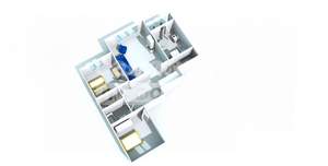 3-к квартира, вторичка, 75м2, 16/17 этаж