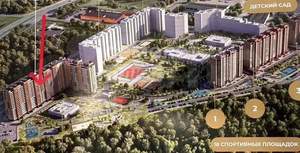 2-к квартира, вторичка, 62м2, 4/17 этаж