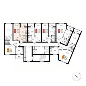 1-к квартира, вторичка, 36м2, 9/17 этаж